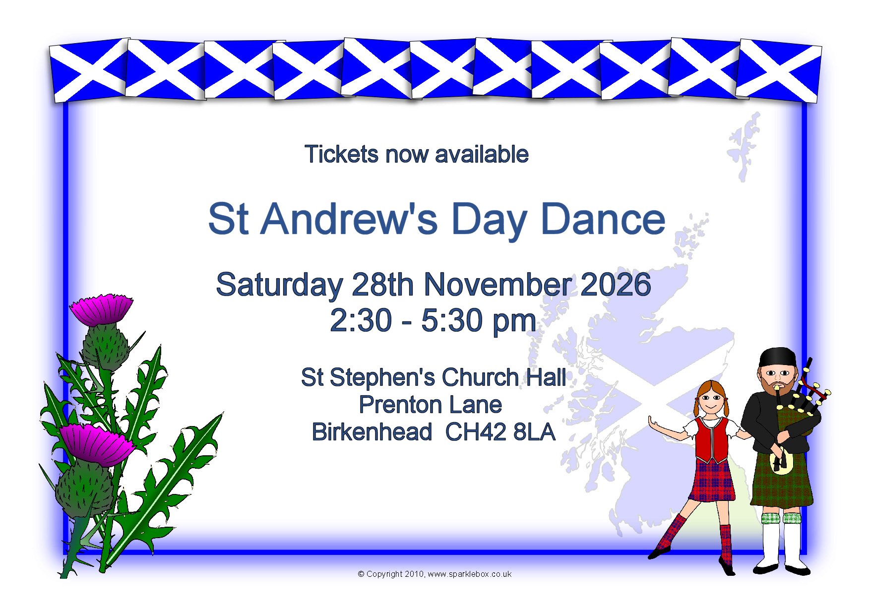 St Andrew's Day Dance 2026